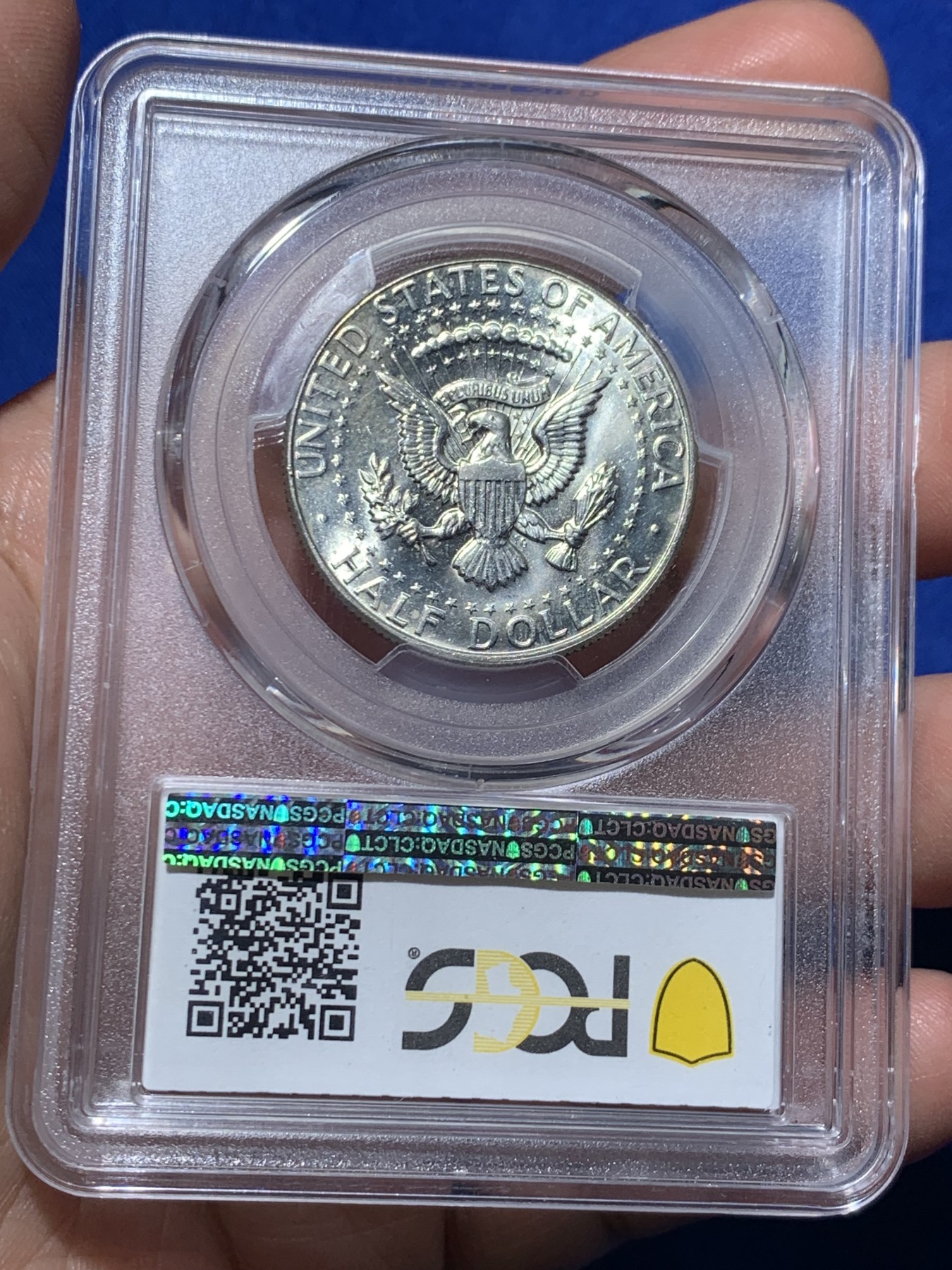 《竞宝斋》第257场-周日，周一 2场连拍 (全场包邮) 4枚一组 PCGS MS64 美国1965-1968年肯尼迪半美元银币