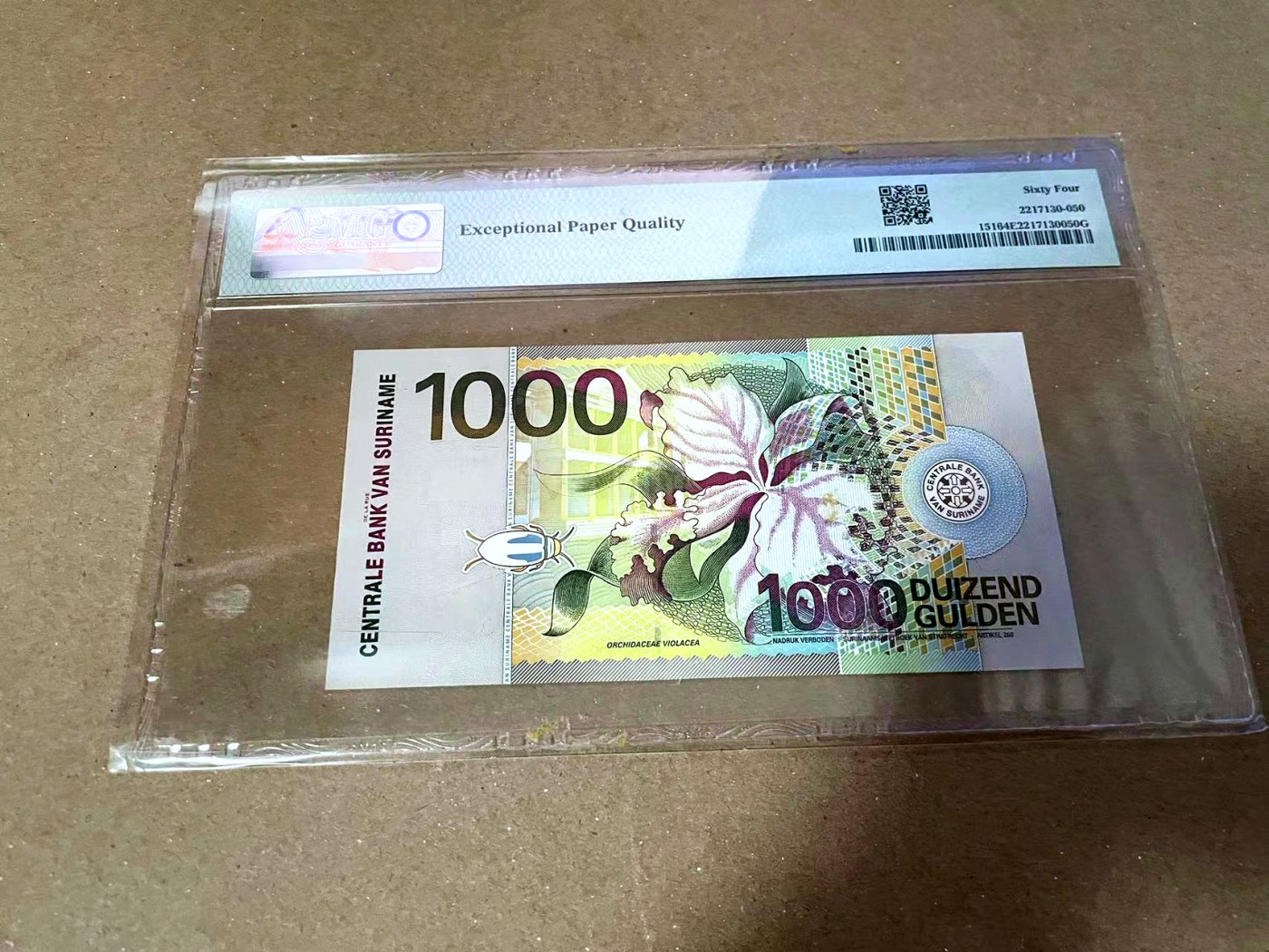 【Blue Auction】✨世界纸币精拍第460期【精】 【无47】苏里南 2000年1000盾 PMG64EPQ 