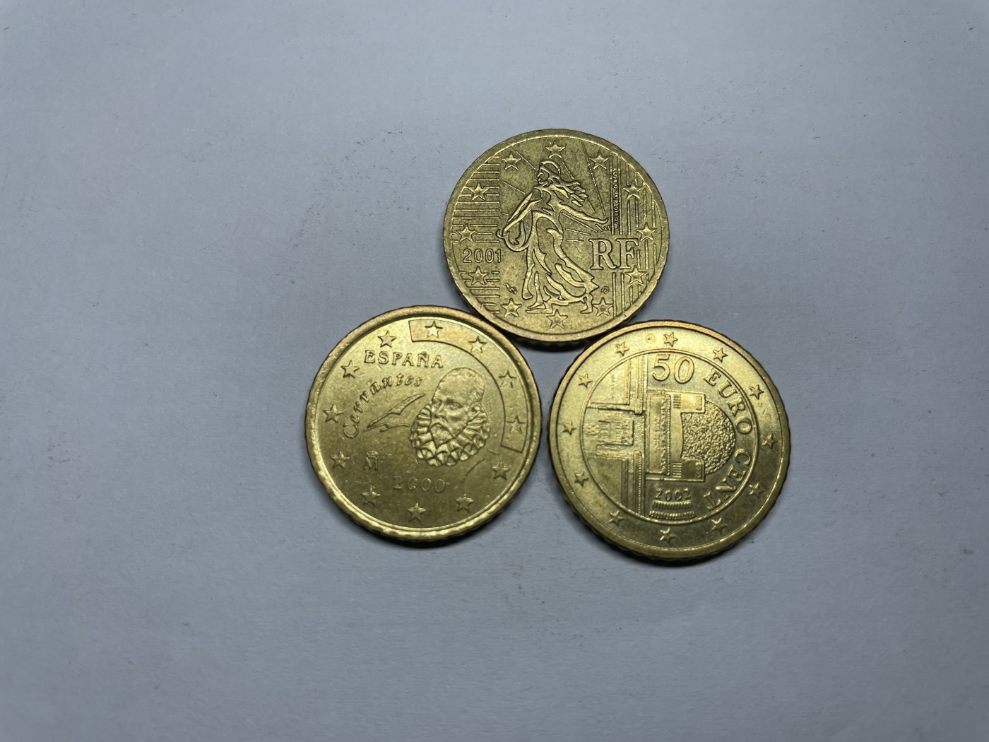 2024年集古藏今外币拍卖第四期-第2场—（总第32拍） 各国50欧分三枚