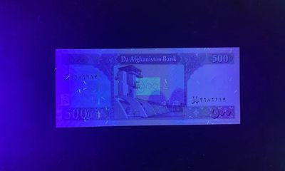 【Blue Auction】✨世界纸币精拍第460期【精】 阿富汗 2016年500阿富汗尼 全新UNC