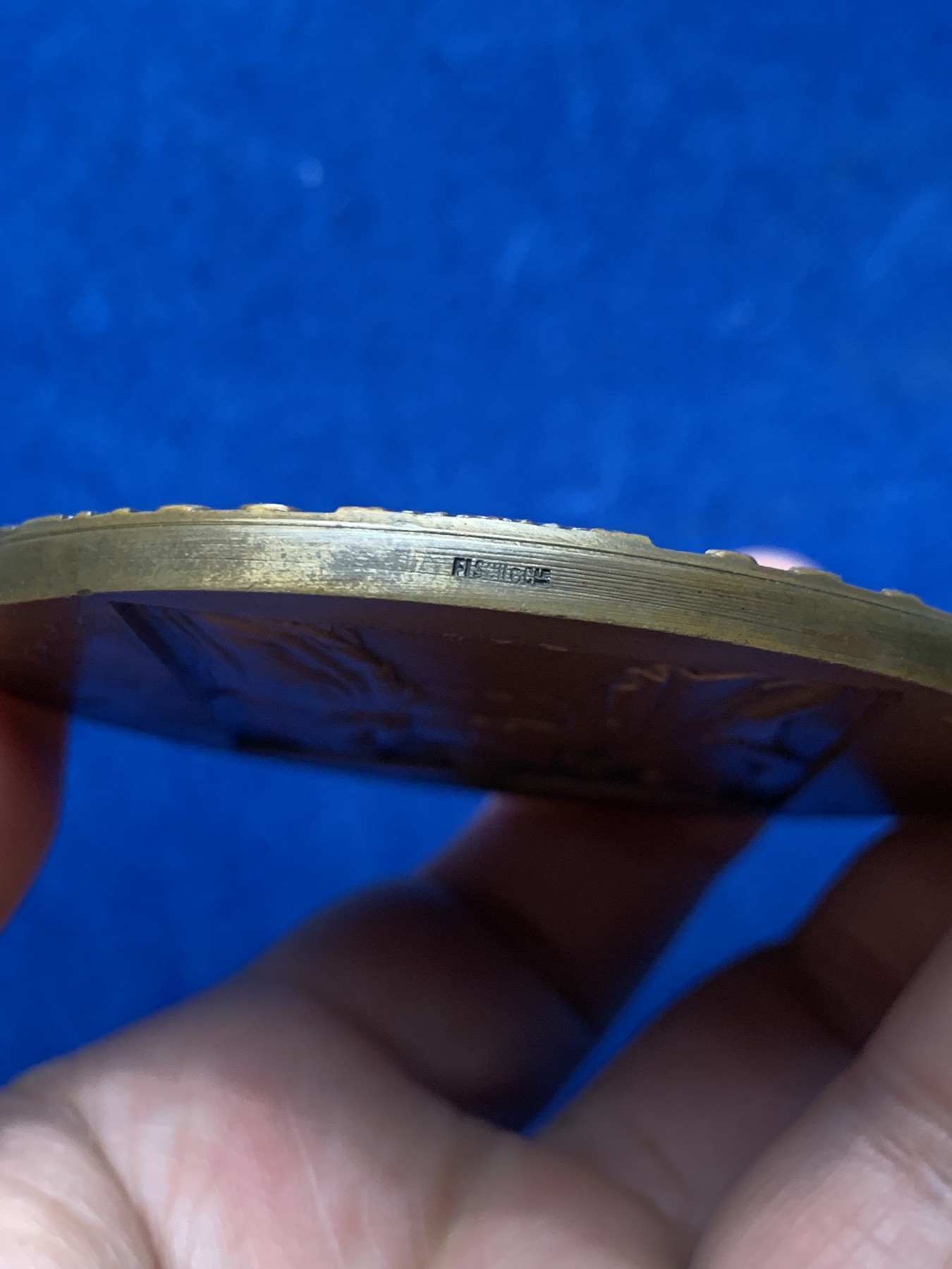 《竞宝斋》第257场-周日，周一 2场连拍 (全场包邮) 比利时1931元老院百年纪念章 70.8mm 138.2g