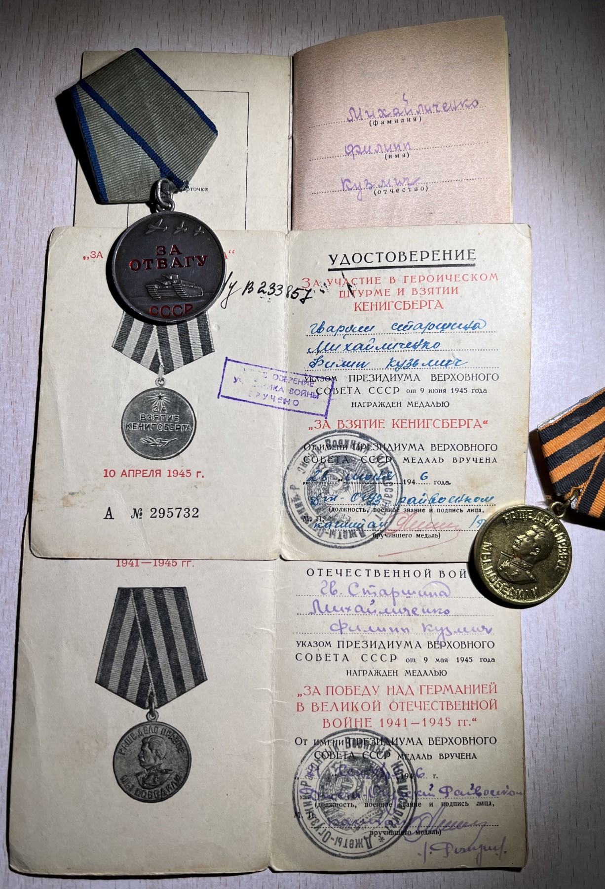 大猫徽章拍卖第245期  苏联勇敢战德套