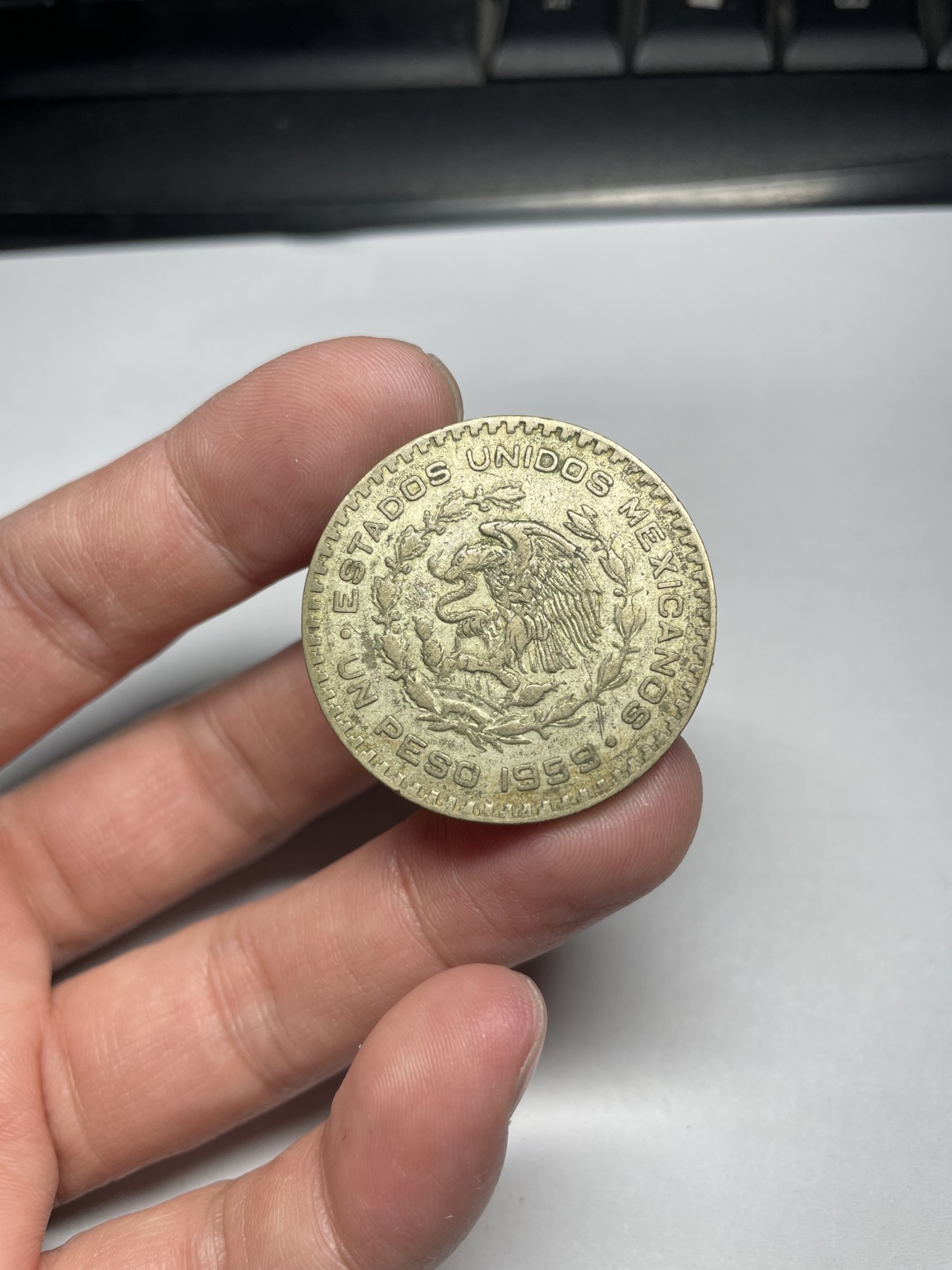 2024年集古藏今外币拍卖第四期-第2场—（总第32拍） 1959年墨西哥银币