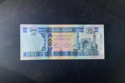 【Blue Auction】✨世界纸币精拍第460期【精】 阿富汗 2016年500阿富汗尼 全新UNC