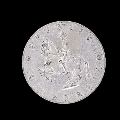 巴斯克收藏第251期 散币专场 4月16/17/18 号三场连拍 全场包邮 - 奥地利 1961年 5先令银币