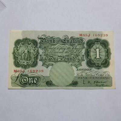 各国外币第32期 - 英国1镑A序列 1948年 9品