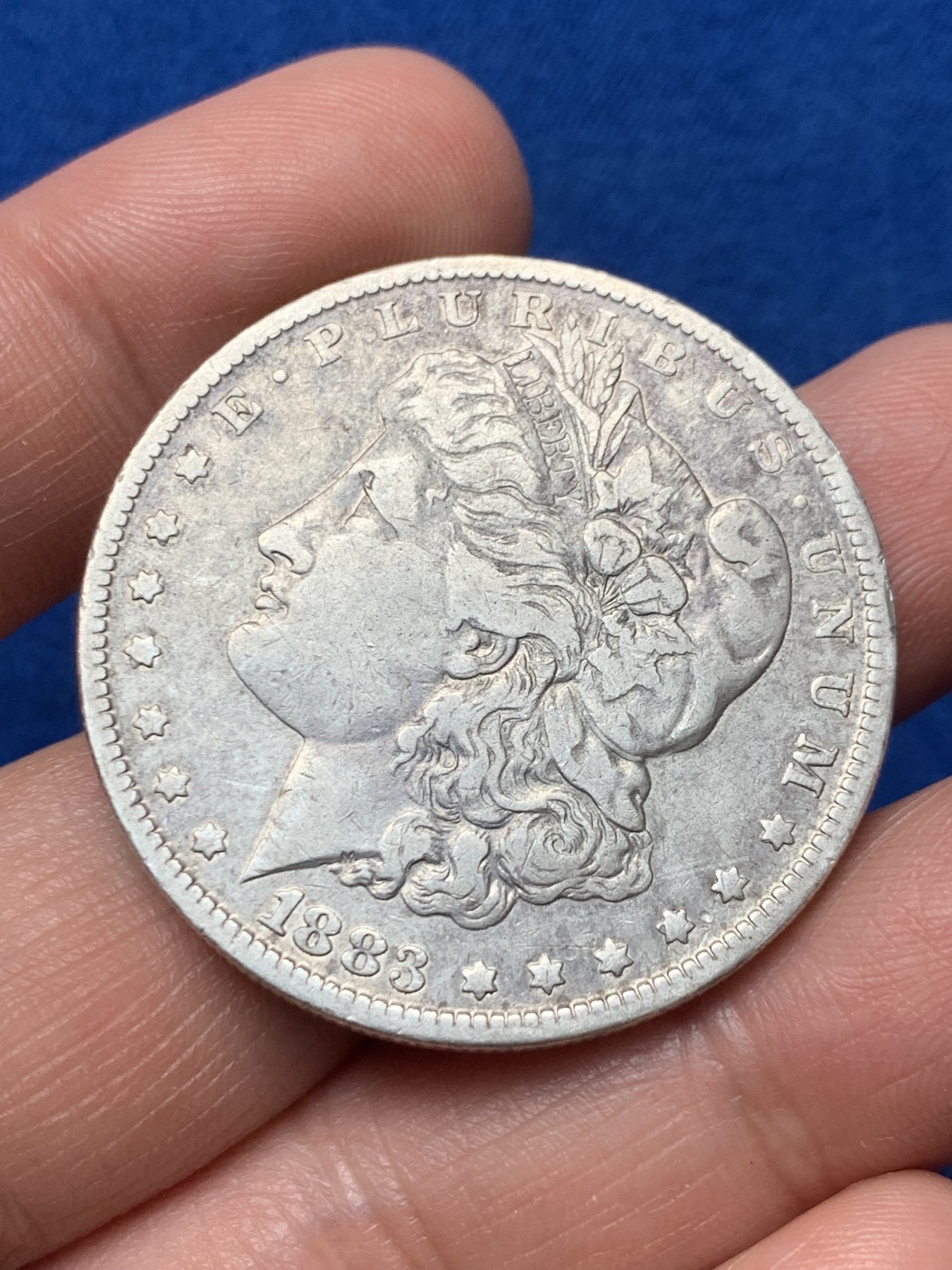 《竞宝斋》第257场-周日，周一 2场连拍 (全场包邮) 美国摩根1883年O版1美元银币