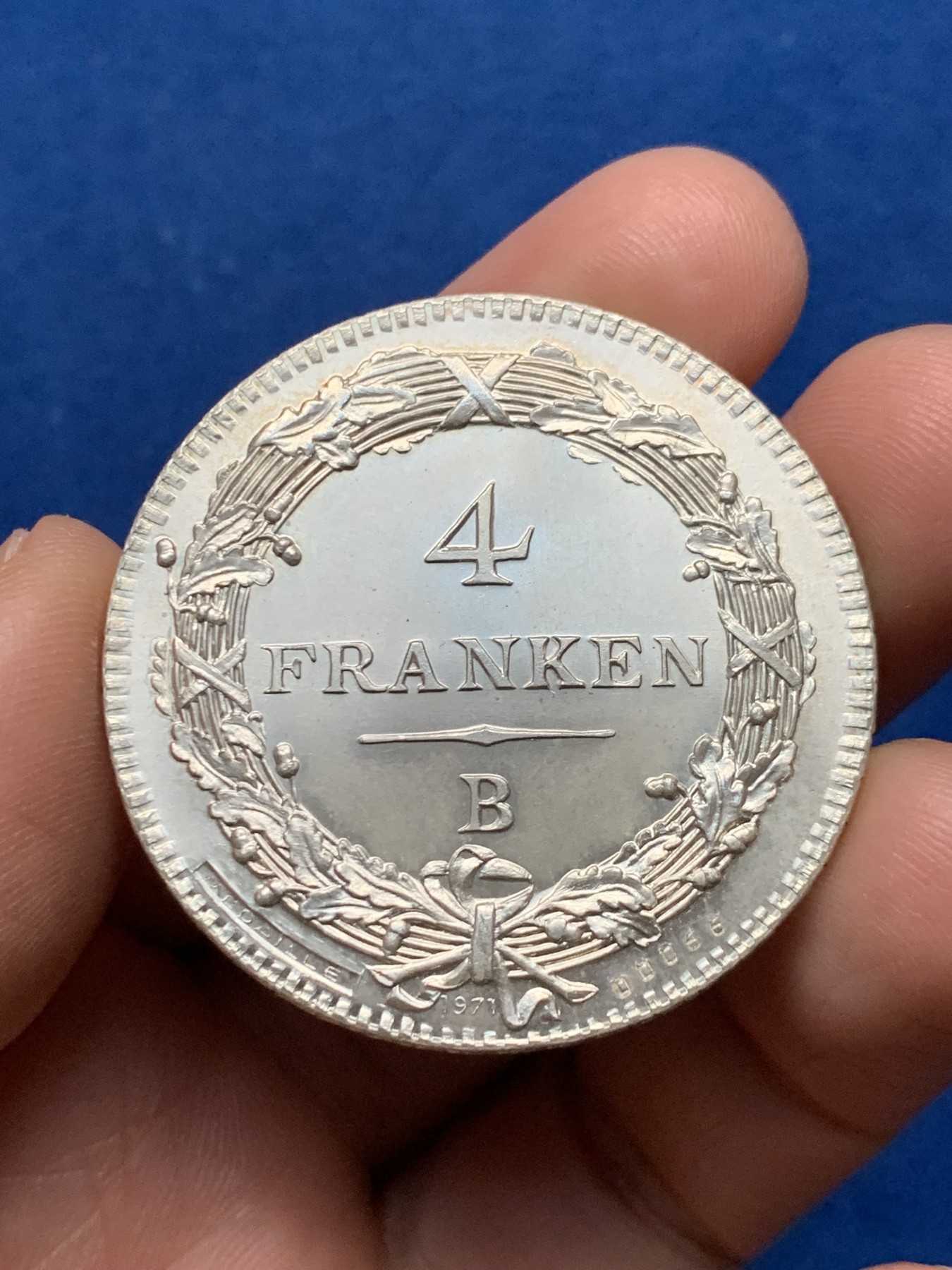 《竞宝斋》第257场-周日，周一 2场连拍 (全场包邮) 1801瑞郎复刻版银章 30g 41.1mm