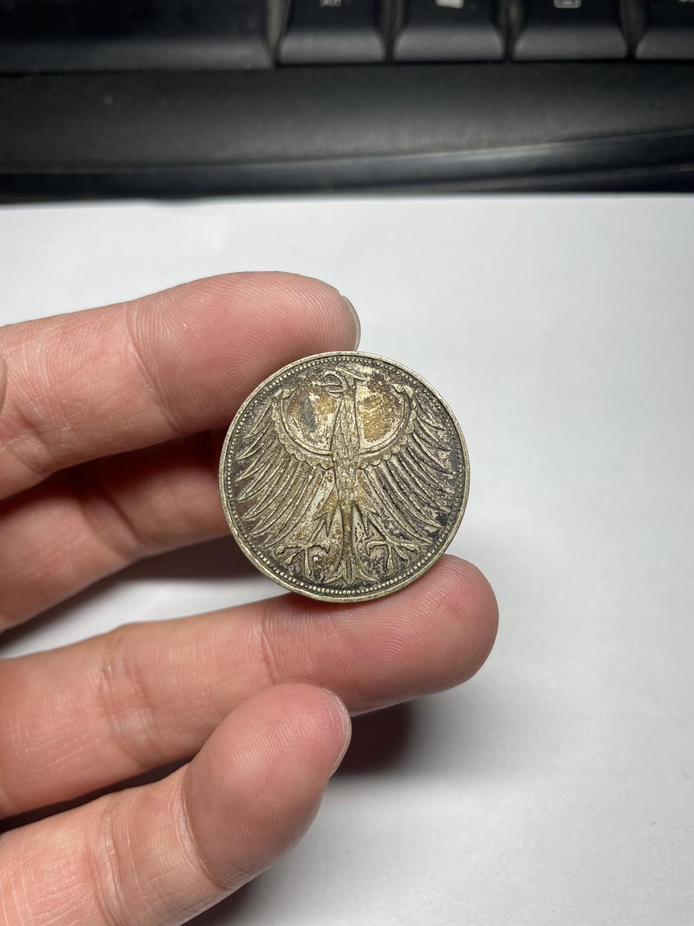 2024年集古藏今外币拍卖第四期-第2场—（总第32拍） 1951年德国5马克银币