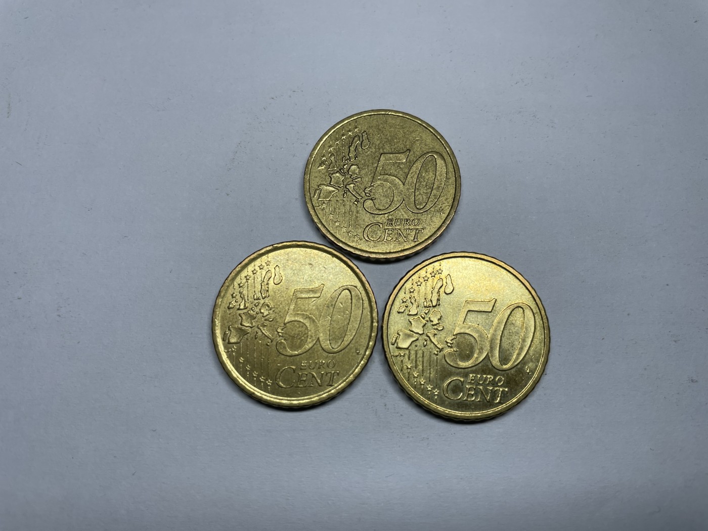 2024年集古藏今外币拍卖第四期-第2场—（总第32拍） 各国50欧分三枚