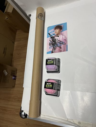 零元拍：郭俊辰 亲笔签名 宣传卡，拍中就送解压豆腐猫两枚，DID原版大海报一幅 - 零元拍：郭俊辰 亲笔签名 宣传卡，拍中就送解压豆腐猫两枚，DID原版大海报一幅