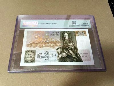 【Blue Auction】✨世界纸币精拍第460期【精】 英国 D序列 1991-93年50镑 PMG65EPQ 