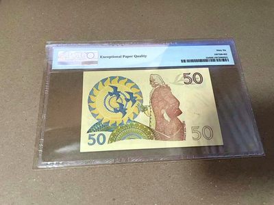 【Blue Auction】✨世界纸币精拍第460期【精】 瑞典 1984年50克朗 PMG66EPQ