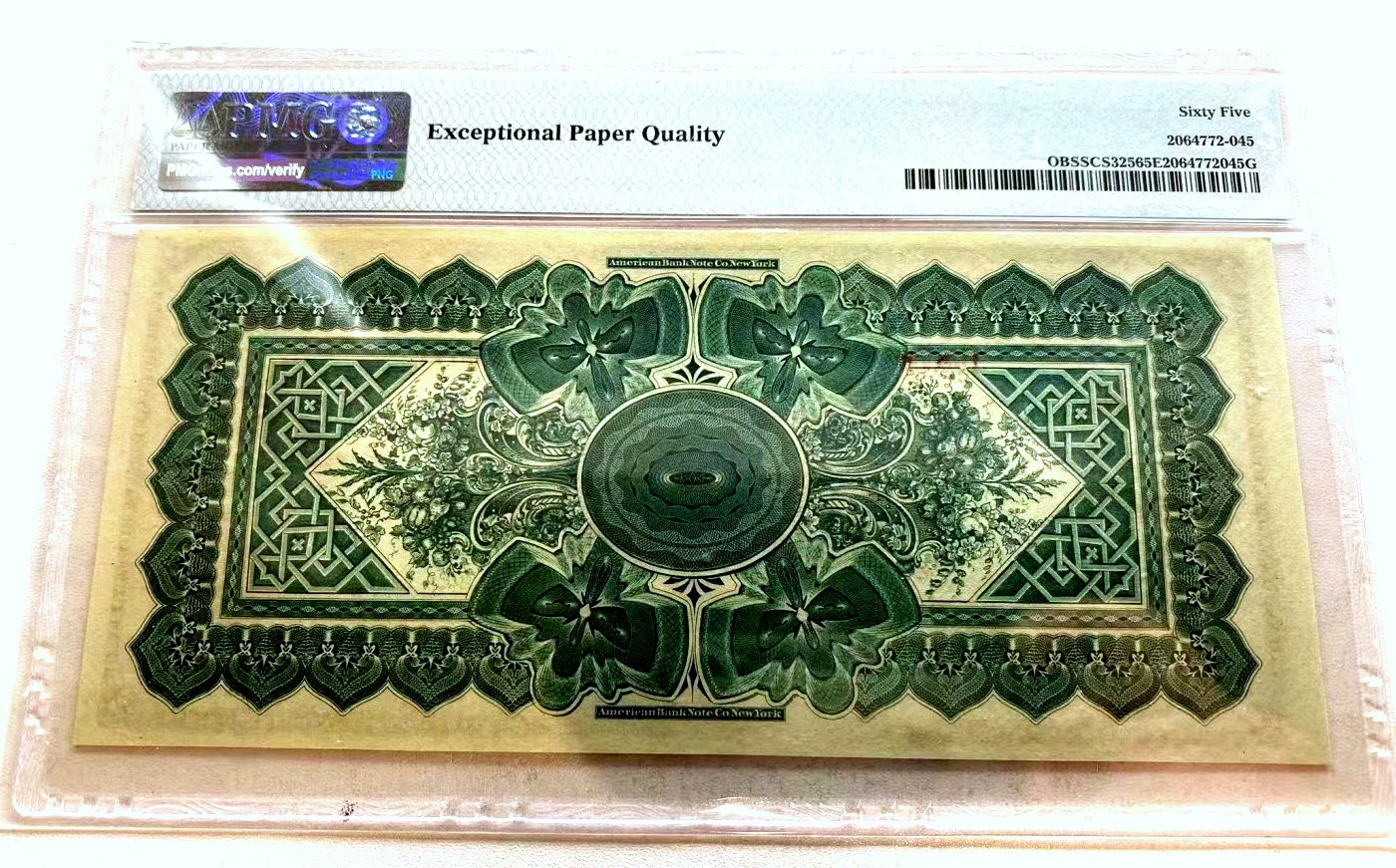 【Blue Auction】✨世界纸币精拍第460期【精】 美国 南卡州 1873年2美金 PMG65EPQ 带签名 双面设计精美