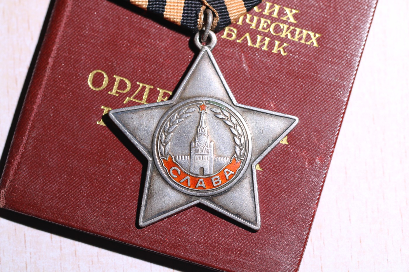 大猫徽章拍卖第245期  苏联三级军事光荣勋章3⃣️ 档案齐全  原证书