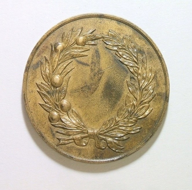 法国1900年前后 德塞雷斯高浮雕精制大铜章 40MM