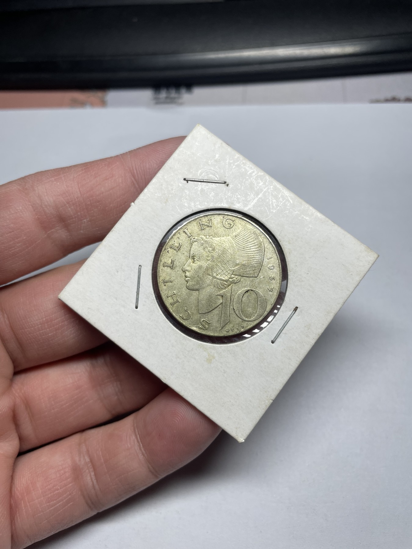 2024年集古藏今外币拍卖第四期-第2场—（总第32拍） 比利时1957年10先令银币