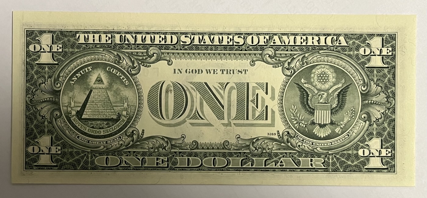 Chase Auction 第27期 - - 外钞、民国钞和人民币混合场！ 1981年正版 1美元 联邦储备券 星补号STAR