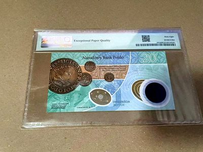 【Blue Auction】✨世界纸币精拍第460期【精】 【无47】波兰 2023年20兹罗提 哥白尼 纪念钞 PMG68EPQ 超高分