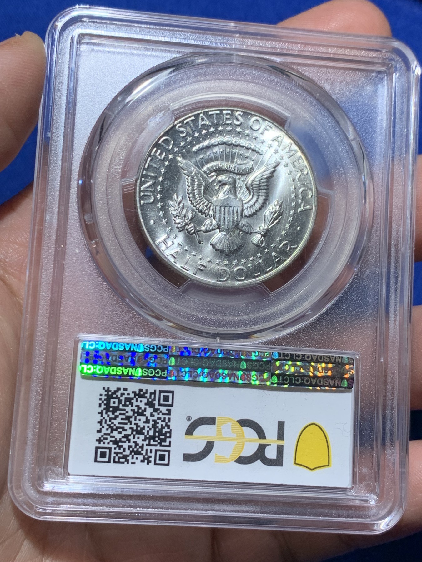 《竞宝斋》第257场-周日，周一 2场连拍 (全场包邮) 4枚一组 PCGS MS64 美国1965-1968年肯尼迪半美元银币