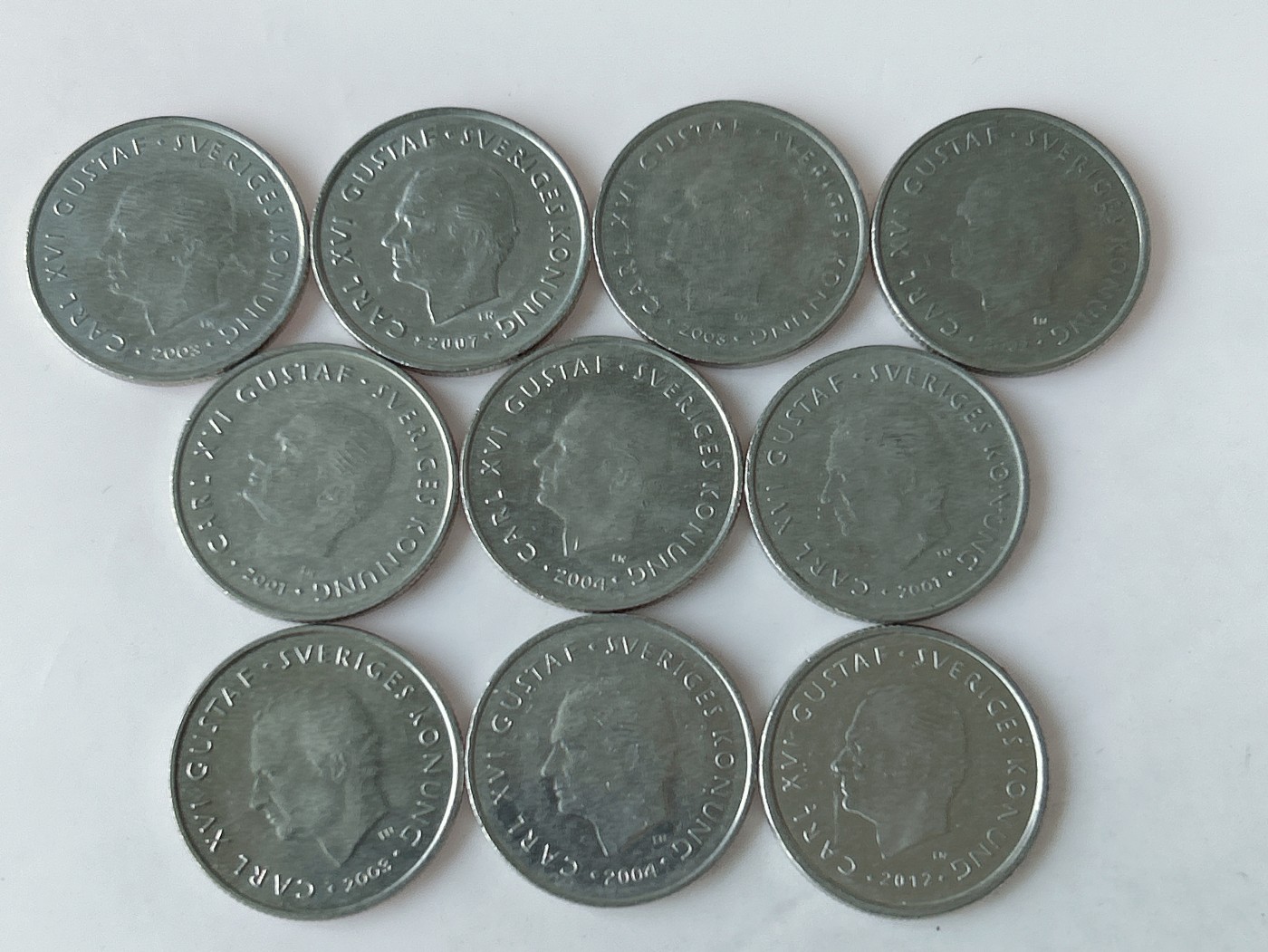 第一海外回流一元起拍收藏 散币专场 第78期 瑞典1克朗 10枚