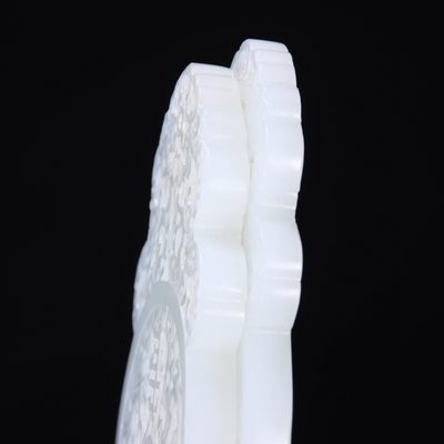 和田玉雕福禄寿玉佩一对 和田玉雕福禄寿玉佩一对