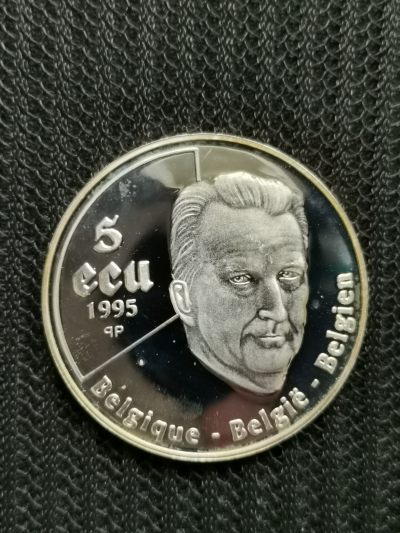 道一币馆币章第五十三场 - 比利时1995年联合国成立50周年5埃居纪念银币