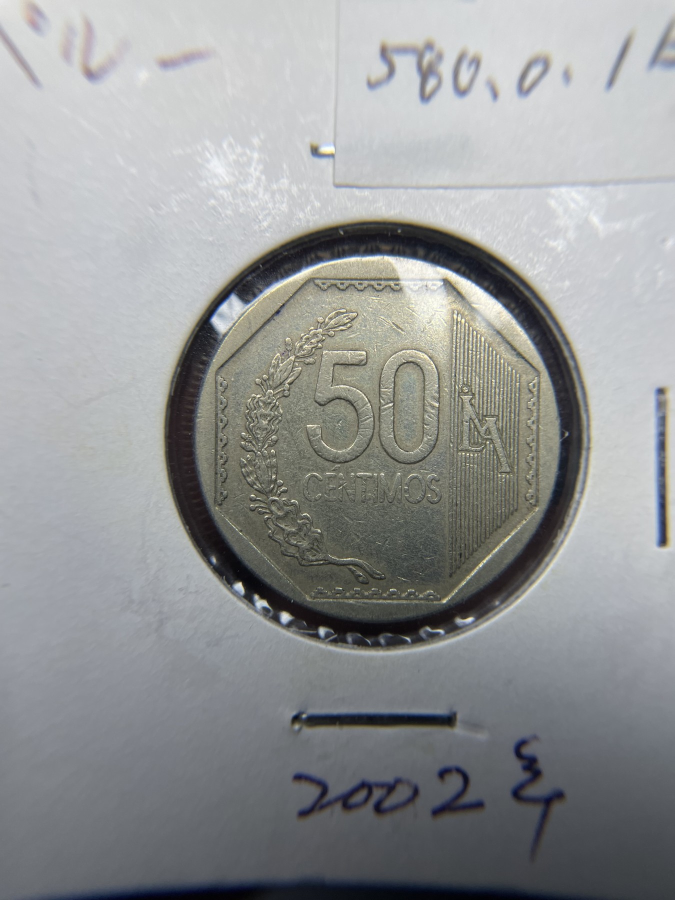 2024年集古藏今外币拍卖第四期-第3场—（总第33拍） 2002年秘鲁50分