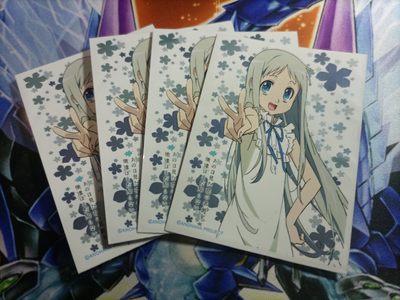 【游宝卡牌】龙年第24期 游戏王经典好卡系列 - 【未闻花名】卡套4张 本间芽衣子