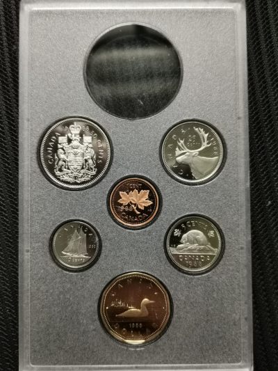 道一币馆币章第五十三场 - 加拿大1988年精制套币六枚 