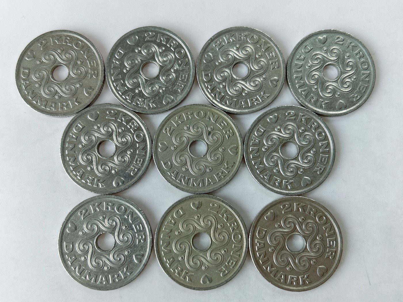 第一海外回流一元起拍收藏 散币专场 第78期 丹麦2克朗 10枚
