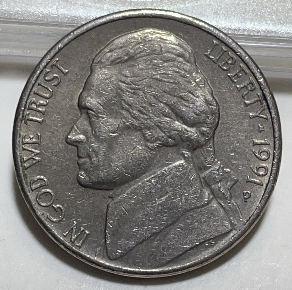 神仙姐姐散币好品专场第二十八期（无佣金满邮自动发出 1991 年葡萄牙美国 5 美分