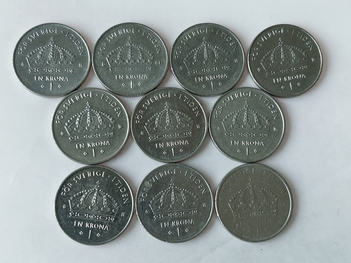 第一海外回流一元起拍收藏 散币专场 第78期 瑞典1克朗 10枚