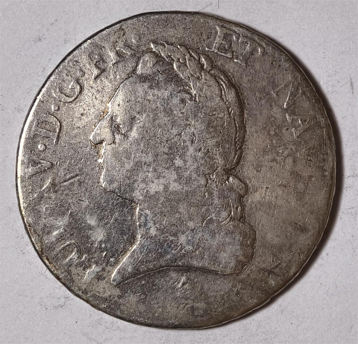 紫瑗钱币——第336期拍卖 法国 1774年 A版 路易十五 1埃居 29.5克 0.917银 