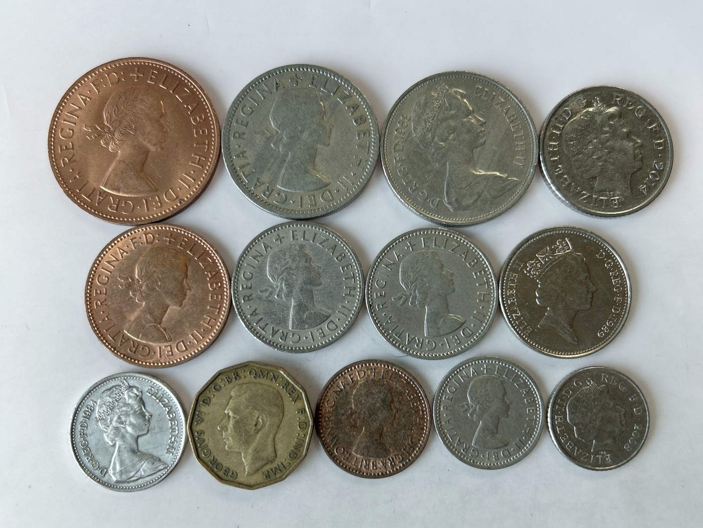 第一海外回流一元起拍收藏 散币专场 第78期 英国硬币 13枚 无重复