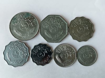 第一海外回流一元起拍收藏 散币专场 第78期 - 伊拉克硬币 7枚