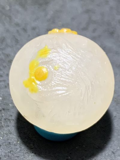 精美冰飘亚光战国红玛瑙手工俏色巧雕招财猫随形圆珠一个， - 精美冰飘亚光战国红玛瑙手工俏色巧雕招财猫随形圆珠一个，