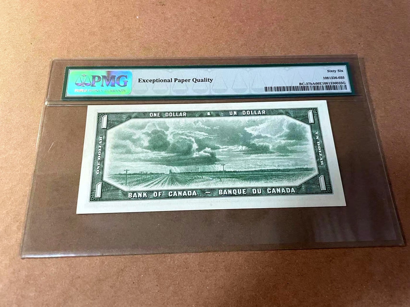 【Blue Auction】✨世界纸币精拍第461期【精】 【补号】加拿大 1954年1元 女王 PMG66EPQ 价值远高于普通品种