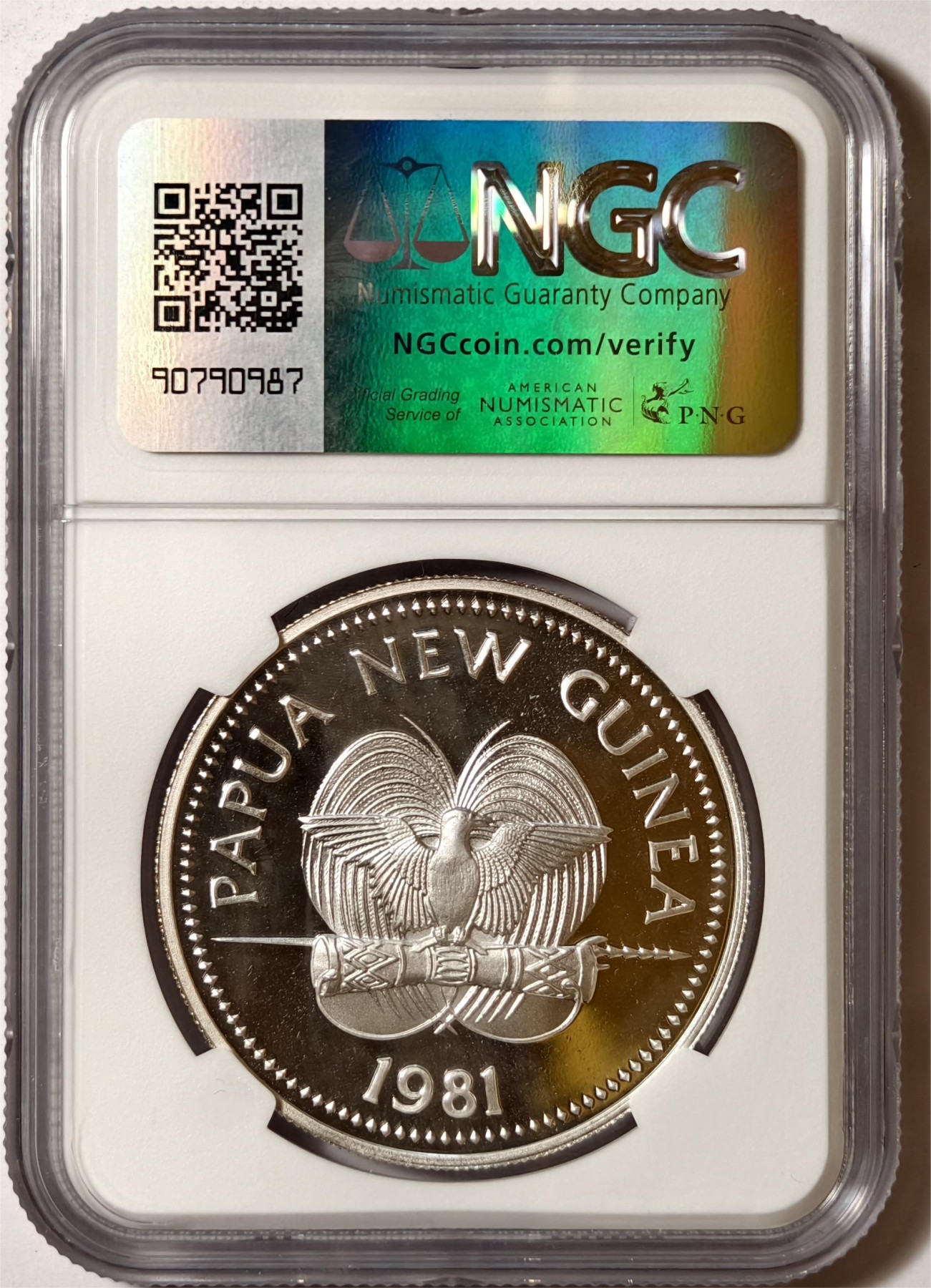 紫瑗钱币——第336期拍卖 巴布亚新几内亚 1981年 国际儿童年 5基娜 银币 NGC PR69 UC