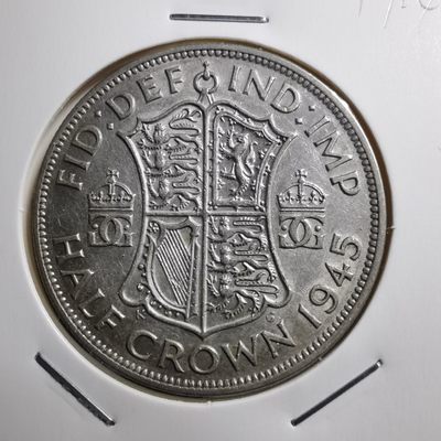 沼泽如烟--第317场 - 英国乔六1945年半克朗银币