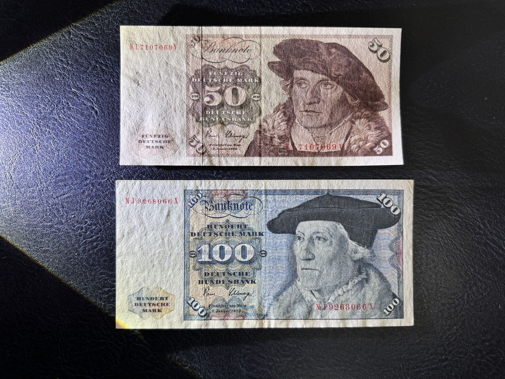 收藏联盟Quantum Auction 第337期拍卖  德国联邦1980年50和100马克 非全新 品相如图 
