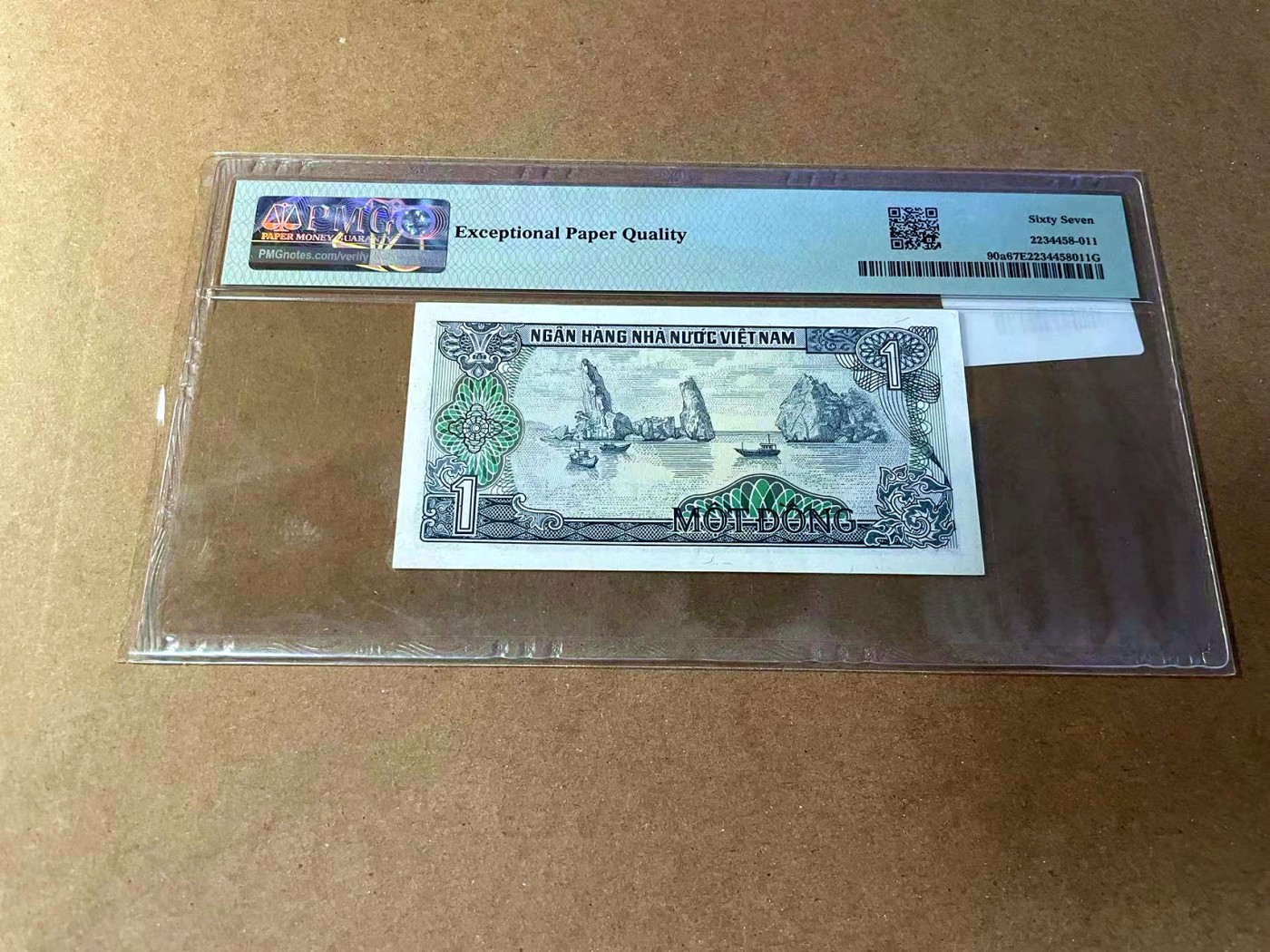 【Blue Auction】✨世界纸币精拍第461期【精】 越南 1985年1盾 PMG67EPQ 高分