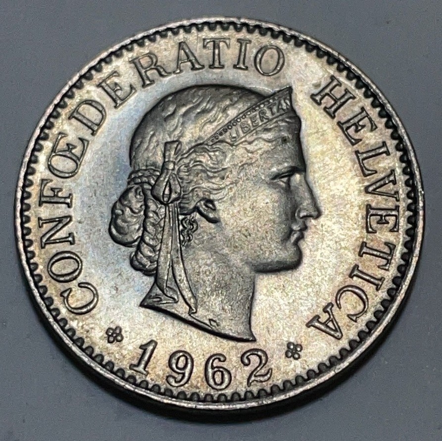 神仙姐姐散币好品专场第二十八期（无佣金满邮自动发出 1962 年瑞士 10 生丁