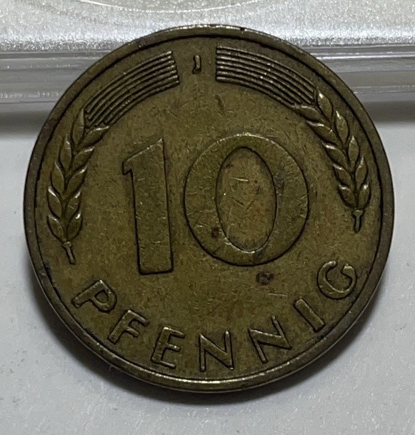 神仙姐姐散币好品专场第二十八期（无佣金满邮自动发出 1950 年德国 10 芬尼