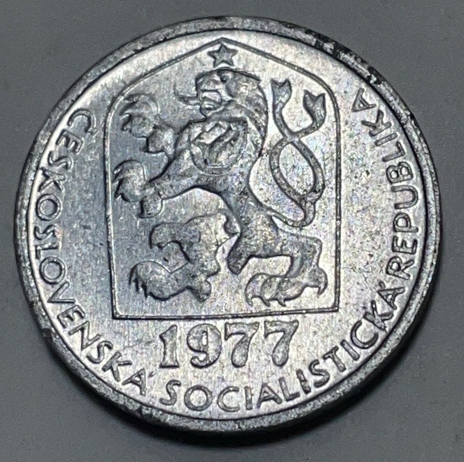 神仙姐姐散币好品专场第二十八期（无佣金满邮自动发出 1977 年捷克斯洛伐克 5赫拉