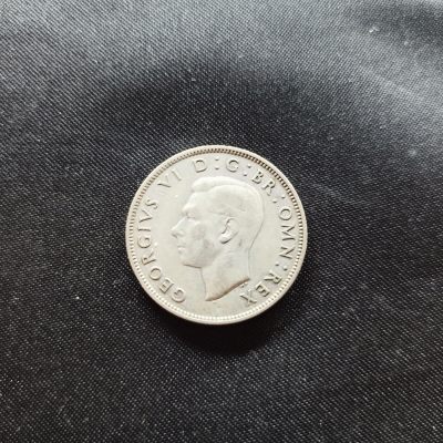 邮泉阁限时拍卖第一场 各国硬币专场 - 英国乔治六世1944年2先令0.500银币11.31克