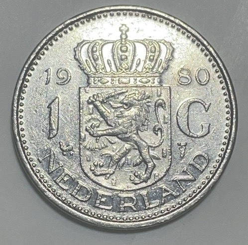 神仙姐姐散币好品专场第二十八期（无佣金满邮自动发出 1980 年荷兰1 盾