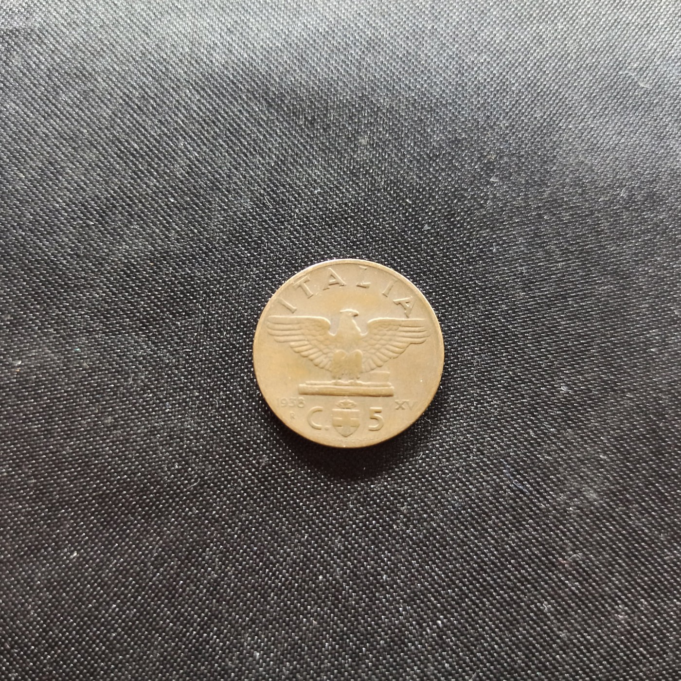 邮泉阁限时拍卖第一场 各国硬币专场 意大利1938年5分