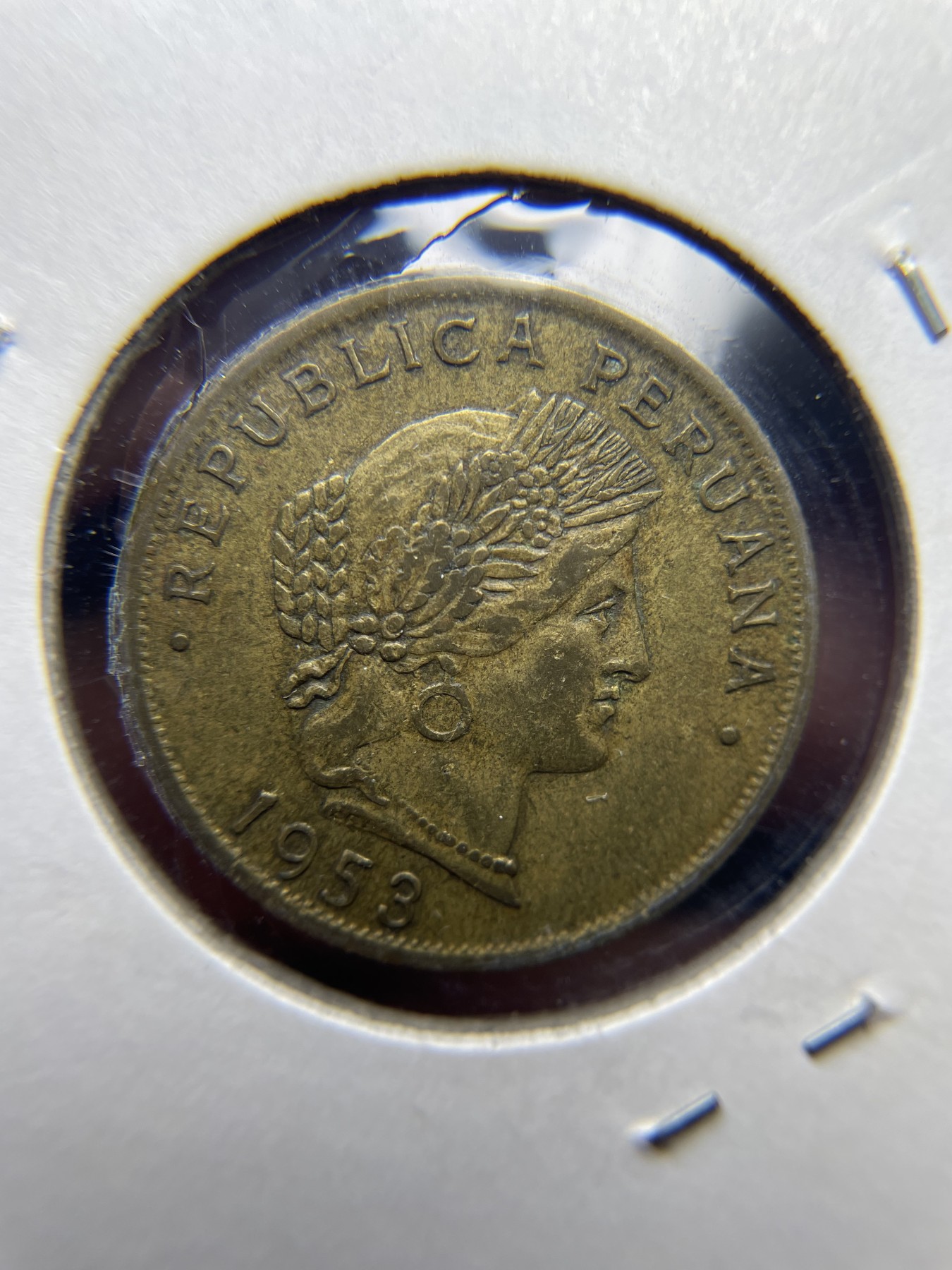 2024年集古藏今外币拍卖第四期-第3场—（总第33拍） 1953年秘鲁20分