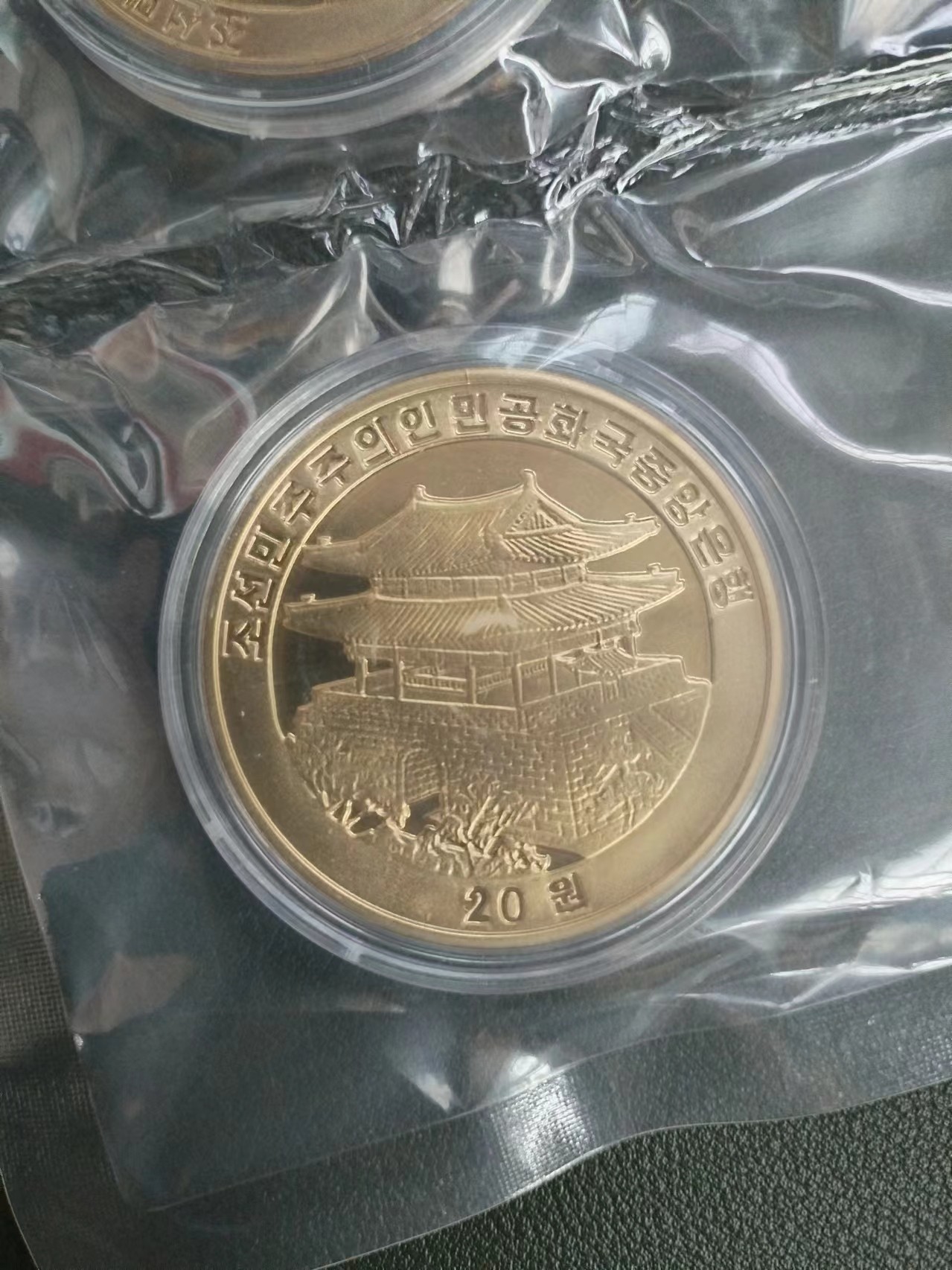 朝鲜历史名将纪念铜币三枚套